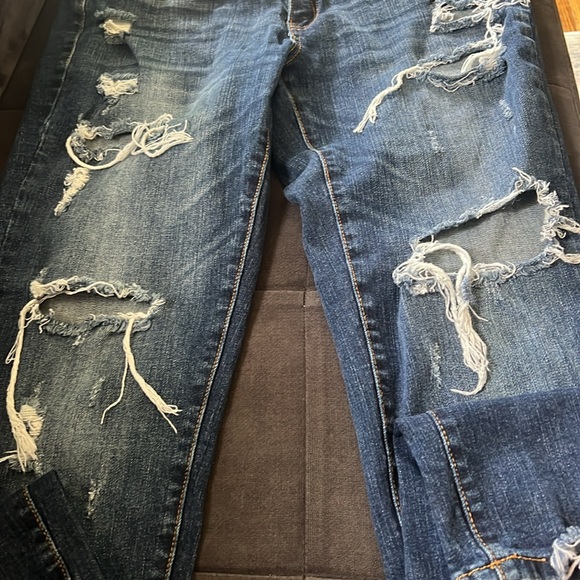 Kancan distressed jeans size 13/30 - Picture 3 of 5